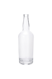 High Quality Round 500ml 750ml Tequila Whiskey Gin Rum Brandy Vodka Glass Bottles for Liquor